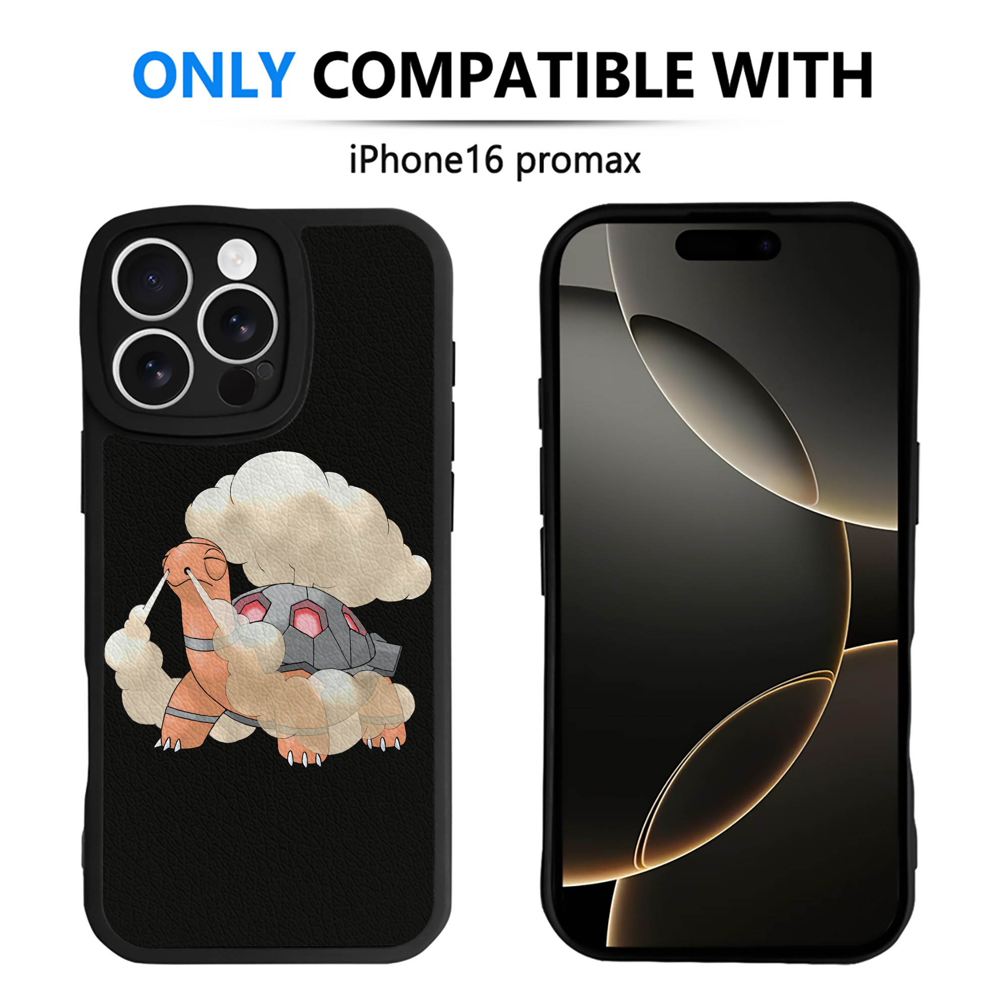 （画像用） ポケットモンスター Pokémon 【iPhone 16シリーズ対応】シリコンスマホケース（レザー調） 材質：シリコン